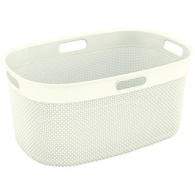 KIS korpa za veš Filo Basket 45l Romantic ivory KIS korpa za veš Filo Basket 45l Romantic ivory